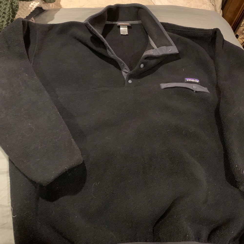 Patagonia fleece pullover 2xl black